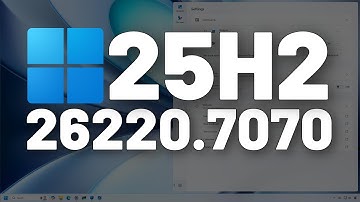 Windows 11 25H2 Build 26220.7070: NEW Widgets, QMR, Smart App Control, MORE (KB5070300)