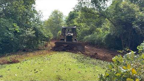 Forest Road Opening Using CAT D6R XL Bulldozer Technique That Will Blow Your Mind!