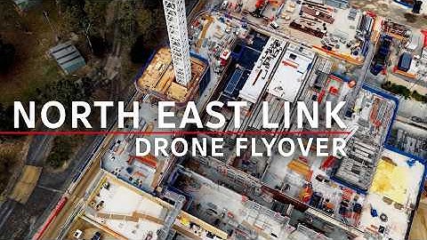 North East Link | Drone Flyover of Melbourne’s Longest Road Tunnel