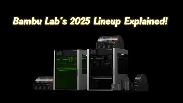 Bambu Lab’s 2025 Lineup Explained in 6 Minutes