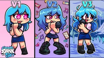 FNF: Sky Original VS Sky Reborn VS Sky Redux [Comparison] / Cutscenes, Songs █ Friday Night Funkin █