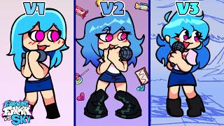 FNF: Sky Original VS Sky Reborn VS Sky Redux [Comparison] / Cutscenes, Songs █ Friday Night Funkin █