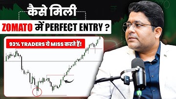 How I Entered Zomato Trade Before Breakout | 270% Move Explained 🚀 | Market Cycle Theory 