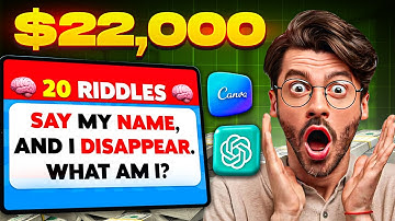 How to Create Riddle Quizzes with Canva & ChatGPT and Make Money on YouTube