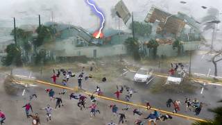 Terrifying Windstorm in China FLIPS Cars – Live Tornado Footage!