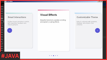Java - How to Create a Card Slider in Java Netbeans - Complete Project Tutorial [ With Source Code ]