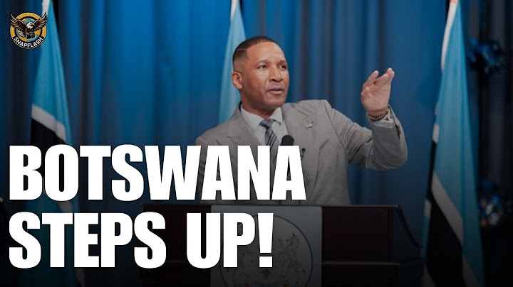 President Duma Boko Demands Zero Tariffs from U.S., Champions Botswana's Global Role