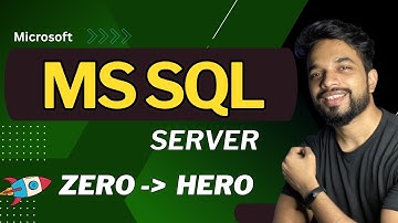MASTER SQL 🔥 | Beginners to Advance Using MSSQL Server [HINDI]
