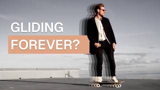 We invented the first electric skateboard that rides like a real one
