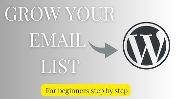 How to Build an Email List in 4 Minutes with WordPress (Free & Beginner Friendly)
