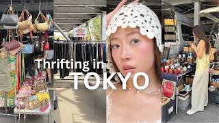 Thrifting in Tokyo, Japan | best flea market in Tokyo, vintage shopping, thrift haul!