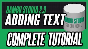 Het GEHEIM van vlekkeloze 3D-tekst in Bambu Studio 2.3