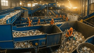 Inside the World’s Smartest Recycling Plants: Waste Sorting & Reprocessing Machines in Action