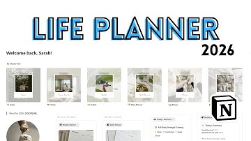 My Ultimate Notion Life Planner 2026 ✨ | Goals, Habits, Fitness, Reflection & More