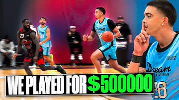 THE MOST IMPORTANT GAME OF MY LIFE! Creator League 5v5 Basketball for $500,000!!