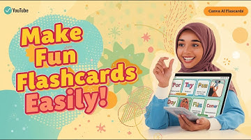Make Learning Fun! - How to Create Interactive Flashcards Using Canva AI Tutorial