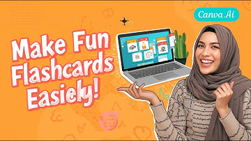 Make Learning Fun! - How to Create Interactive Flashcards Using Canva AI Tutorial