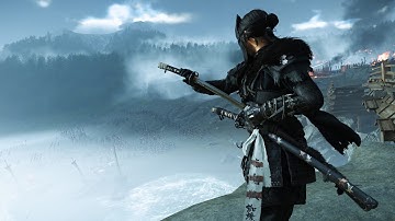 Ghost Of Yotei - Nine Tail Armor Combat & Stealth Gameplay - (Camp Liberation & Random Kills )