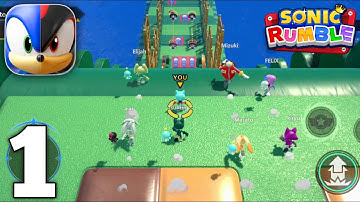 Sonic Rumble Global Launch Gameplay Walkthrough Part 1 (Android/iOS)