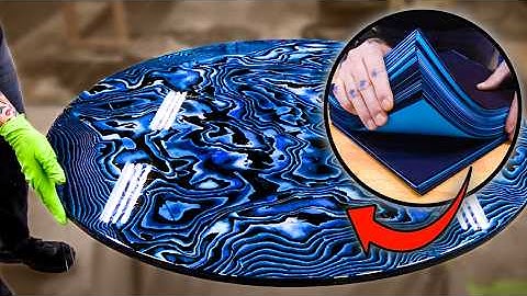 Table Made From 9024 Sheets of Paper