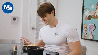 Muscle Building Breakfast | Jeff Seid's Morning Cardio & Pre-Workout Meal