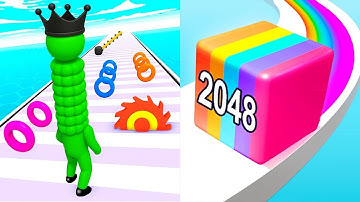 Jelly Run 2048 VS Long Neck Run – All Levels SpeedRun Gameplay Android iOS