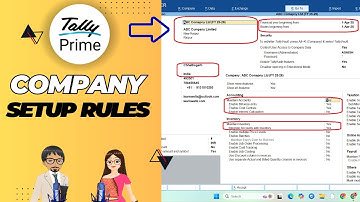 COMPANY SETUP TALLYPRIME | 2025 TallyPrime Full Course | Lesson-4