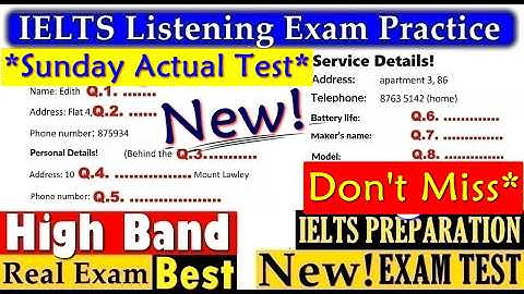 IELTS LISTENING PRACTICE TEST 2025 WITH ANSWERS | 23.11.2025