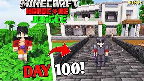 Minecraft 100 Days – HARDEST JUNGLE ONLY World! Gone WRONG