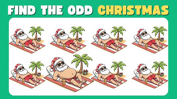 Find the ODD One Out - Christmas Edition 🎄 | Easy, Medium, Hard Levels
