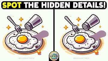 🐢🧩 Find 3 Differences | Your Daily Brain Workout 🧩🐢 | Quizonaut Turtle