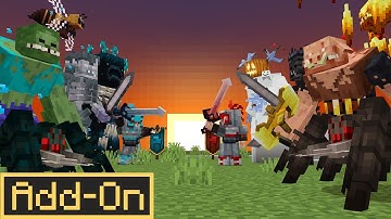 BATTLE MUTANTS 2.0 ADDON - 18 NEW Insane Mutant Mobs Added To Your Minecraft World!