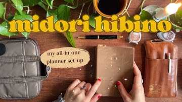 ✨ One book for everything ✨ | My Midori Hibino all-in-one setup