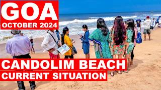 Goa | Candolim Beach - October 2024 | Situation Update | Shacks Watersports | Goa Vlog | North Goa