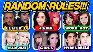 ⭐️ SAVE ONLY ONE KPOP SONG RANDOM RULES | KPOP QUIZ - FUN KPOP GAMES 2025