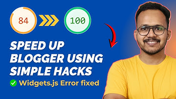Blogger WIDGETS.JS-fout? ❌ Los het permanent op in 2 minuten!