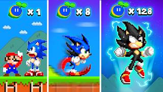 Super Mario Bros. but Seed Make Sonic become Protective Dark Sonic