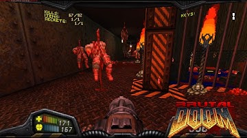 Brutal Doom v22 Test5 RC2 | Doom 2 Remake from Hell - Map03: The Gantlet | 4K/60