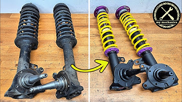 Destroying Original Struts to Install Coilovers – Datsun 240Z