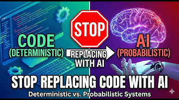 Stop Replacing Code with AI: Deterministic vs. Probabilistic Systems