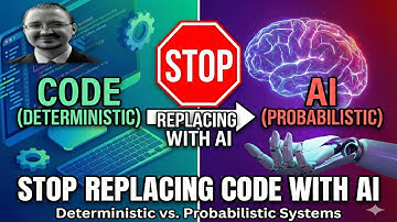 Stop Replacing Code with AI: Deterministic vs. Probabilistic Systems