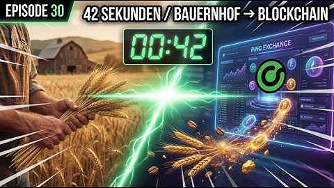 EPISODE 30 PING EXCHANGE: Tokenisierte Rohstoffe - Vom Bauernhof zur Blockchain in 42 Sekunden!