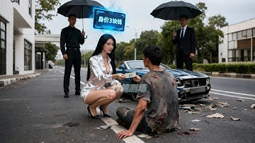 窮小夥以為女總裁摳門只給3塊車禍賠償，殊不知世界物價貶值10000倍，1塊錢買下整條華爾街！腳踹拜金女友拳打白眼狼，從此逆襲人生迎娶白富美#物价贬值我竟是首富