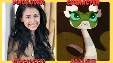COMPARISON VOICE OVER AND CAST KUNGFU PANDA : SECRET OF THE FURIOUS FIVE