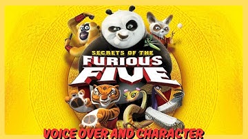 COMPARISON VOICE OVER AND CAST KUNGFU PANDA : SECRET OF THE FURIOUS FIVE