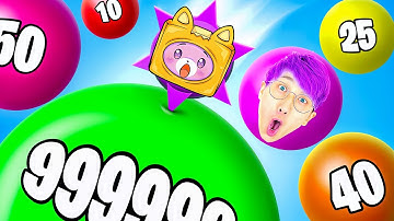 NOOB vs. PRO vs. HACKER in PUFF UP?! (SPECIAL NEW LANKYBOX VIDEO!)