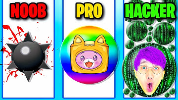 NOOB vs. PRO vs. HACKER in PUFF UP?! (SPECIAL NEW LANKYBOX VIDEO!)