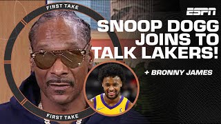 Snoop Dogg talks Bronny James' 30-point game 🔥 Can the Lakers turn the season around?! | First Take