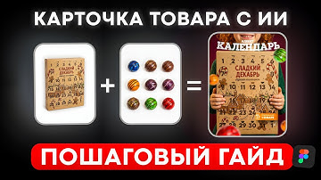 Делаю Дизайн КАРТОЧКИ ТОВАРА с НУЛЯ (+промпты)