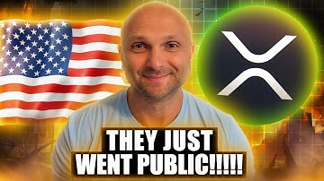 HOLY F**K THEY JUST WENT PUBLIC!! (US XRP PLAN GOING LIVE)